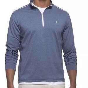 Johnnie-O Lammie 1/4 Navy Zip-Up Prep-Formance Pullover Athletic Golf Size L